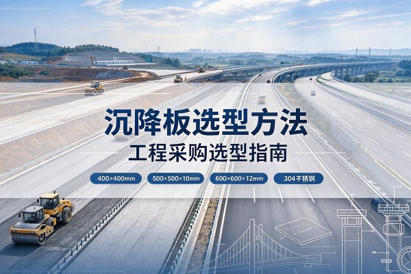 永平沉降板选择方法